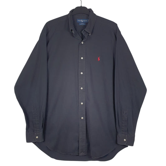 Mens Black Ralph Lauren Long Sleeve Shirt