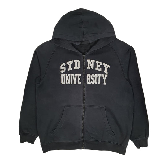 Mens Black Cantebury Sydney University Hoodie Full Zip Jumper