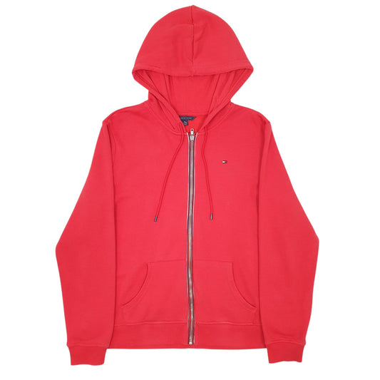 Womens Red Tommy Hilfiger Full Zip Jumper