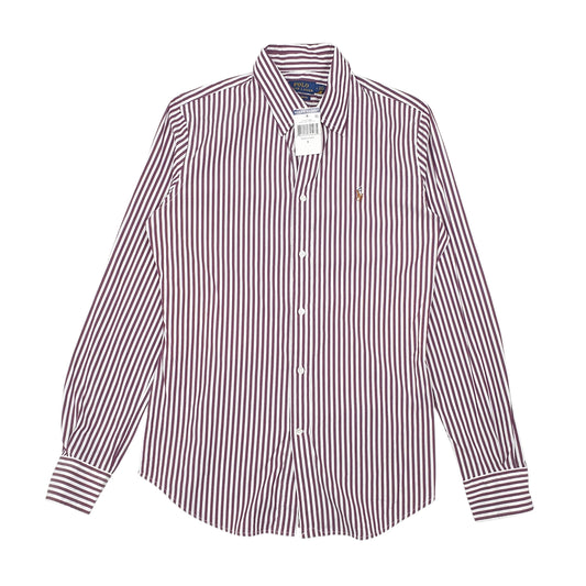 Womens White Polo Ralph Lauren Long Sleeve Shirt