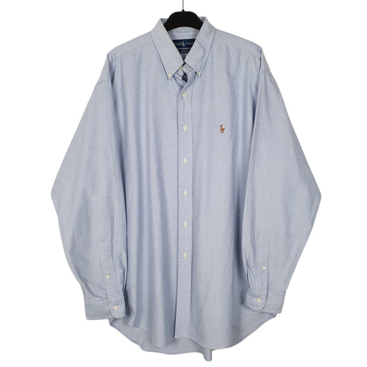 Mens Blue Ralph Lauren Long Sleeve Shirt