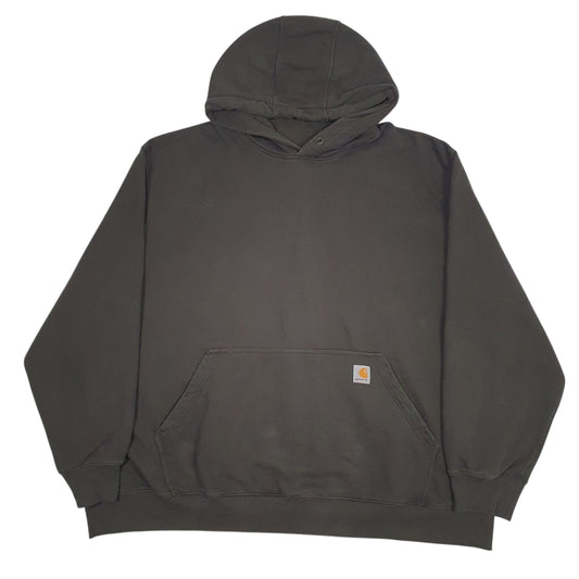 Mens Green Carhartt Hoodie Jumper