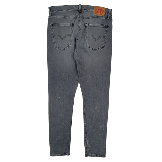 Mens Grey Levis Stretch Jeans