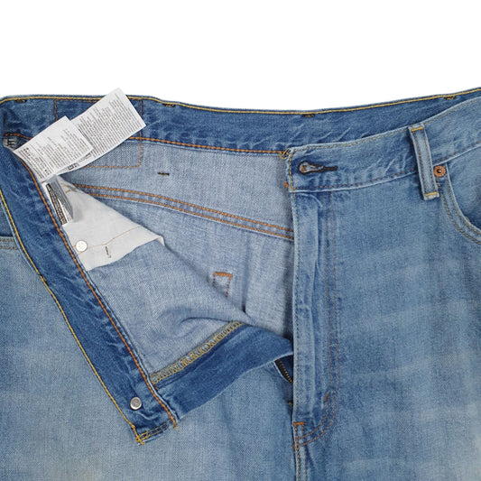 Mens Blue Levis 569 Hoodie Shorts