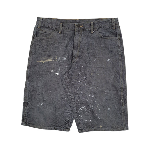 Mens Grey Dickies Carpenter Denim Shorts