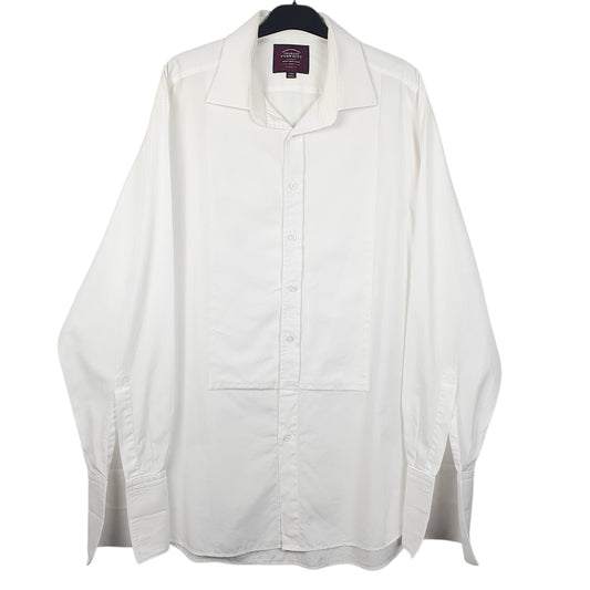 Mens White Charles Tyrwhitt Tuxedo Long Sleeve Shirt