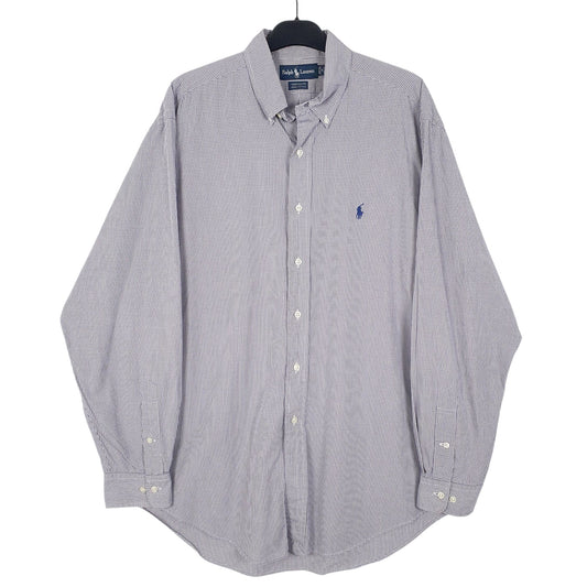 Mens Purple Ralph Lauren Long Sleeve Shirt