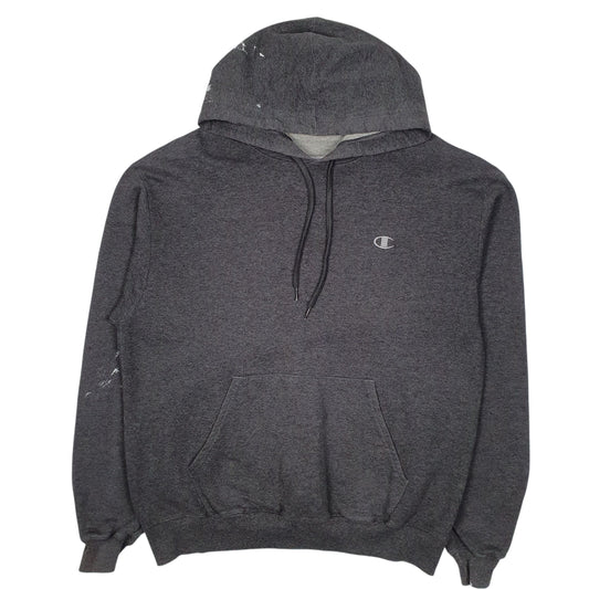 Mens Grey Champion Hoodie Jumper