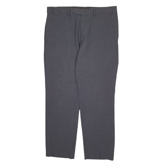 Mens Grey Ralph Lauren Formal Trousers