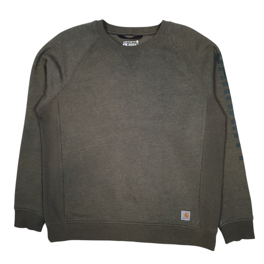 Womens Green Carhartt Crewneck Jumper