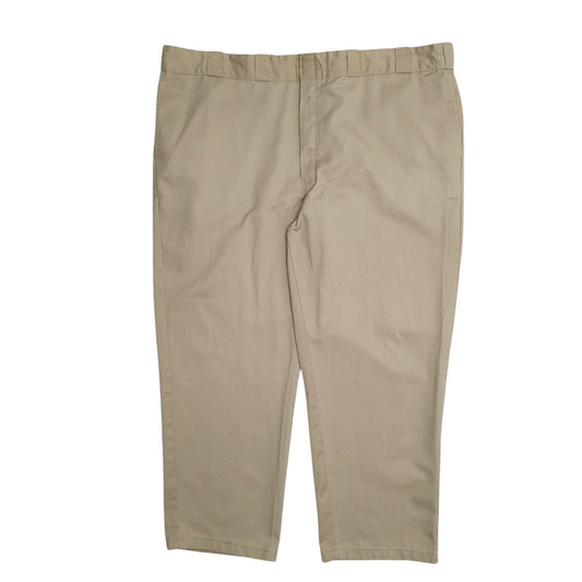 Mens Beige Dickies 874 Original Fit Workwear Chino Trousers