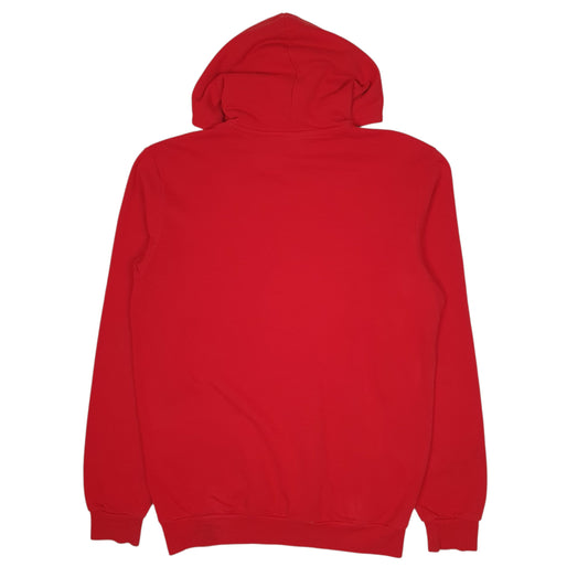 Mens Red Adidas Hoodie Jumper