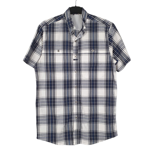 Mens Navy Wrangler Short Sleeve Shirt