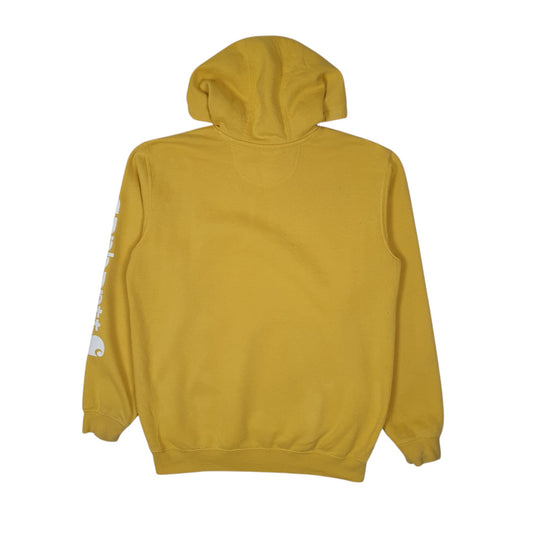Mens Yellow Carhartt Hoodie Jumper