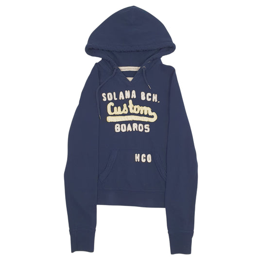 Womens Navy Holister Hoodie Jumper