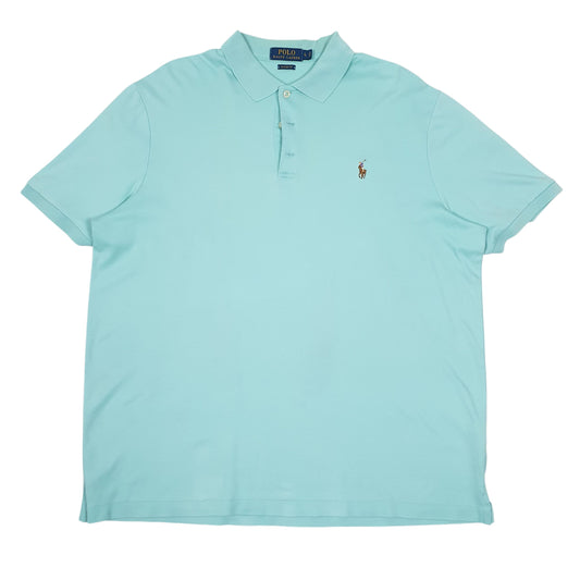 Mens Blue Polo Ralph Lauren Short Sleeve Polo Shirt