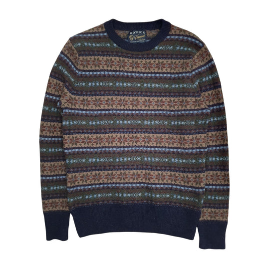 Mens Navy Howick Crewneck Jumper