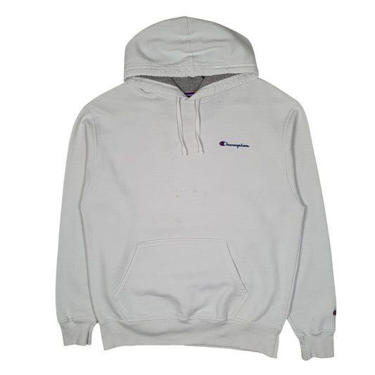 Mens White Champion Hoodie Jumper