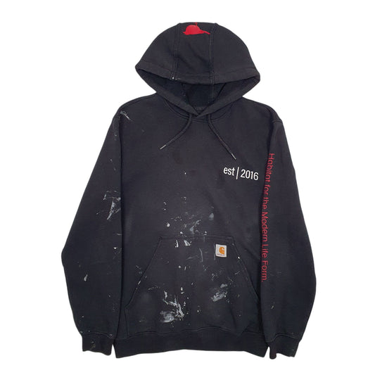 Mens Black Carhartt Original Fit Hoodie Jumper