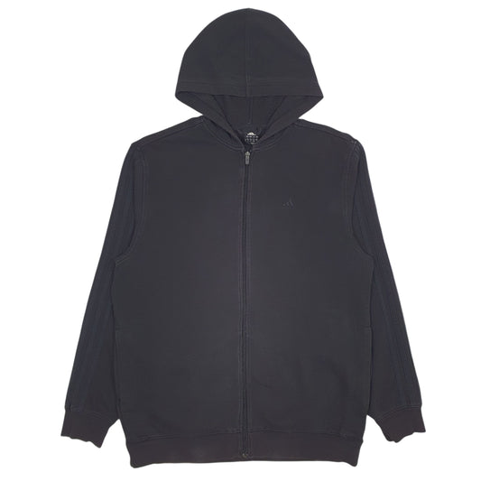 Mens Black Adidas Full Zip Jumper