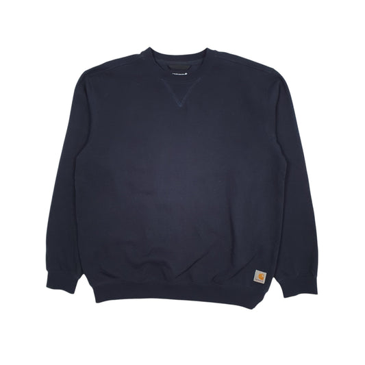 Mens Navy Carhartt Crewneck Jumper
