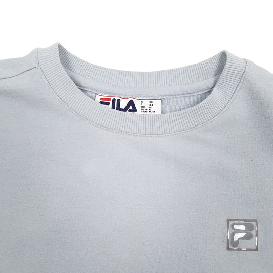 Womens Blue Fila Crewneck Jumper