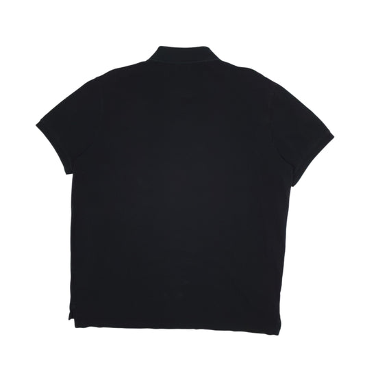 Mens Black Polo Ralph Lauren Custom Slim Fit Polo Shirt