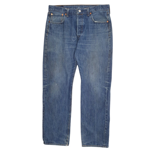 Mens Blue Levis 501 JeansW34 L32