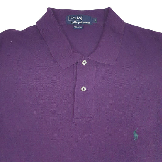 Mens Purple Polo Ralph Lauren Polo Shirt