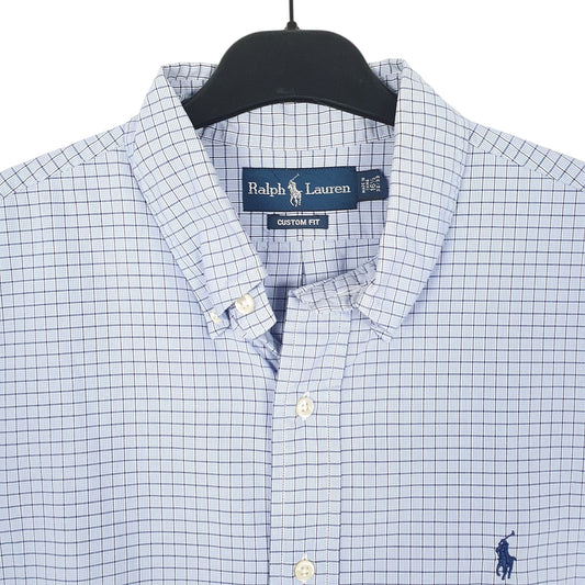 Mens Blue Ralph Lauren Shirt