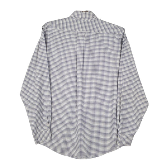 Mens Blue L.L.Bean Vintage 90s Made In USA Shirt