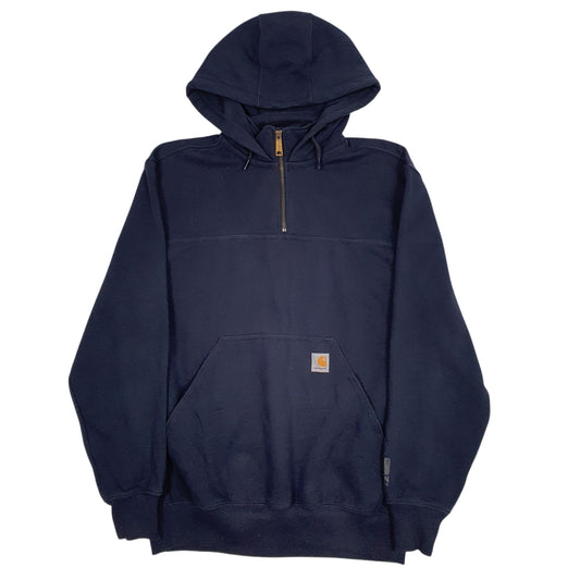 Mens Navy Carhartt Hoodie Jumper