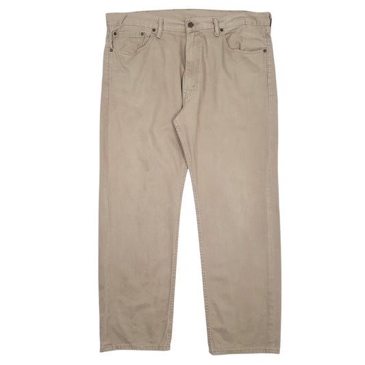 Mens Beige Levis 505 Chino Trousers