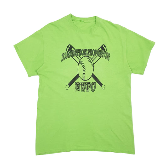 Mens Green Unbranded Short Sleeve T Shirt