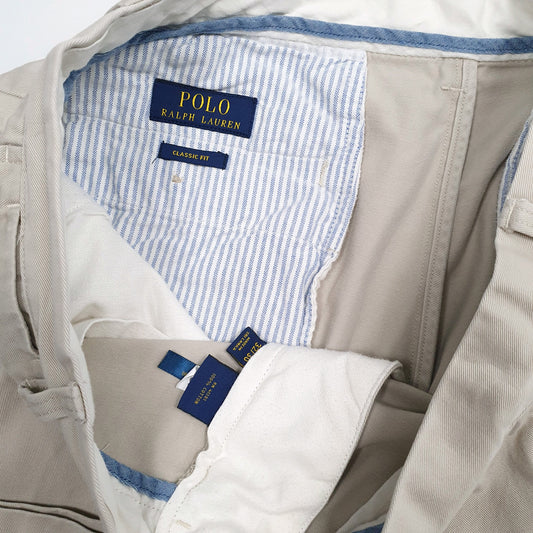 Mens Beige Polo Ralph Lauren Trousers