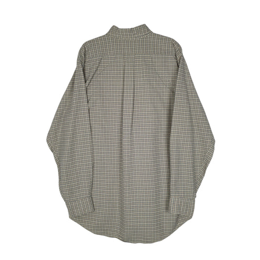 Mens Green L.L.Bean Vintage 90s Made In USA Shirt