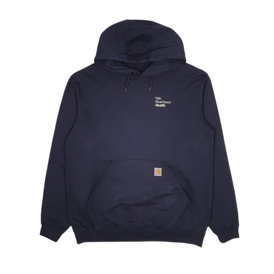 Mens Navy Carhartt Hoodie Jumper
