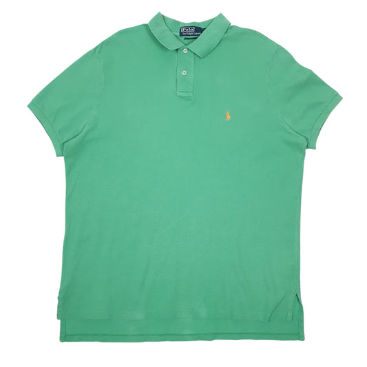 Mens Green Polo Ralph Lauren Short Sleeve Polo Shirt