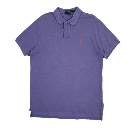 Mens Purple Polo Ralph Lauren Short Sleeve Polo Shirt