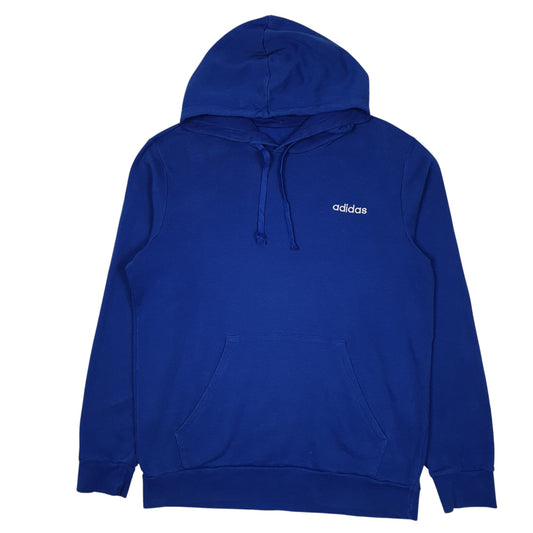 Mens Blue Adidas Hoodie Jumper