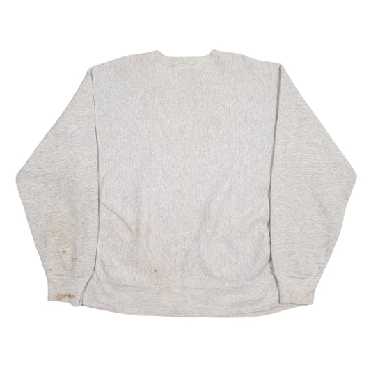 Mens Grey Lee Vintage 90s Made In USA Crewneck Jumper