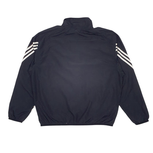 Mens Black Adidas Hoodie Coat