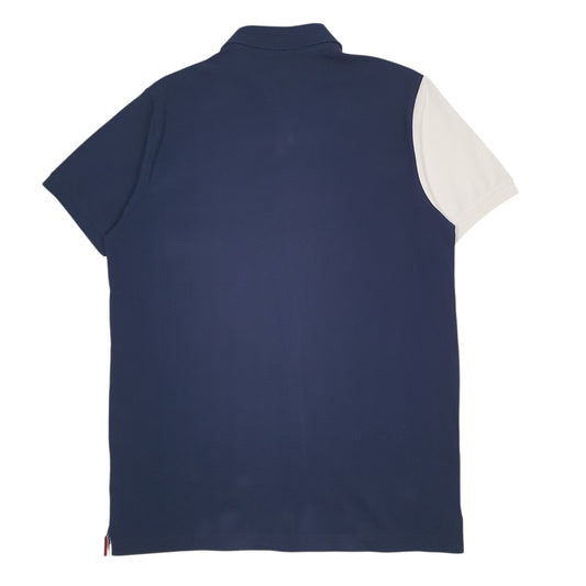 Mens Navy Tommy Hilfiger Crewneck Polo Shirt