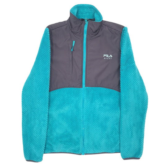 Womens Turquoise Fila Sport Full Zip Jumper