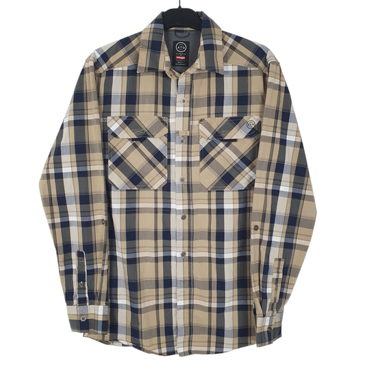 Mens Brown Wrangler ATG Long Sleeve Shirt