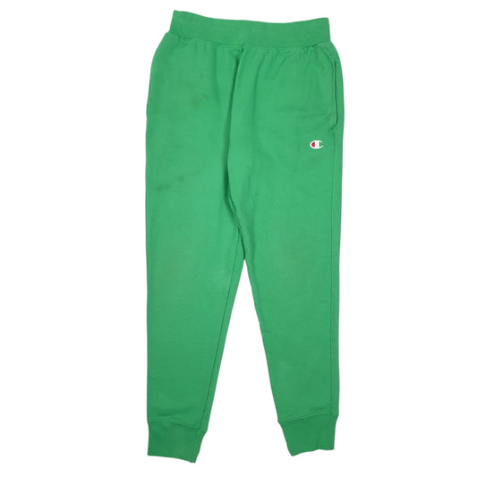 Mens Green Champion Reverse Weave Jogger Trousers