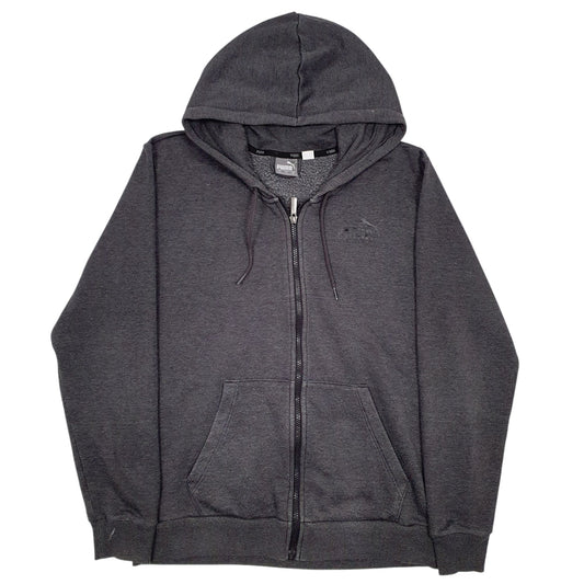 Mens Grey Puma Full Zip Jumper