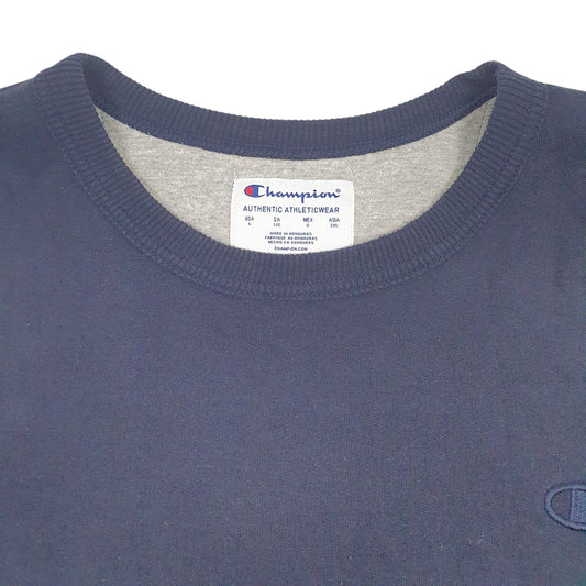 Mens Navy Champion Hoodie Jumper