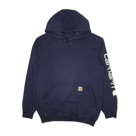 Mens Navy Carhartt Hoodie Jumper