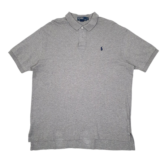 Mens Grey Polo Ralph Lauren Short Sleeve Polo Shirt